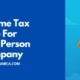 Income Tax Rate on OPC Company