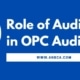 Role of auditor in OPC Audit